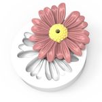 Forma de Silicone Margarida Com Furo Branco
