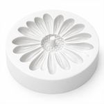 Forma de Silicone Margarida Com Furo Branco