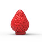 Molde de Silicone Fruta 4 Morangos Realista de Alta Definição