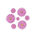 Forma de Silicone 7 Mini Margaridas de Alta Definição