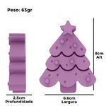 Molde de Silicone Árvore de Natal Clássico para Sabonetes Festivos, Velas E Enfeites de Gesso