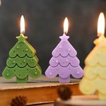 Molde de Silicone Árvore de Natal Clássico para Sabonetes Festivos, Velas E Enfeites de Gesso