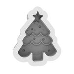Molde de Silicone Árvore de Natal Clássico para Sabonetes Festivos, Velas E Enfeites de Gesso