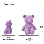 Forma de Silicone Ursinho com Camiseta Doçura e Textura em Cada Detalhe