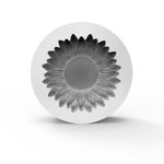 Molde De Silicone Girassol Floral Realista de Alta Definição