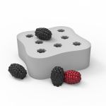 Molde de Silicone 8 Mini Amoras Realistas