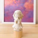 Molde de Silicone Anjo Menina Orando Mini