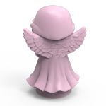 Molde de Silicone Anjo Menina Orando Mini