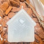 Molde de Silicone Casinha com Textura de Tijolinhos