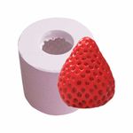 Forma de Silicone Fruta Morango Médio 3D