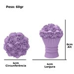 Forma de Silicone Buque de Flores 3D