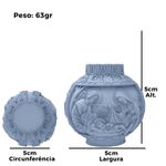 Molde de Silicone Mini Bola Enfeite De Natal 5cm