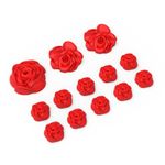 Molde de Silicone 13 Rosas Forma Floral para Artesanato