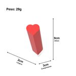 Molde de Silicone Extrusora Coração