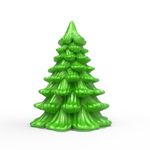 Molde de Silicone Árvore de Natal Pinheiro Folhas 3D