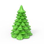 Molde de Silicone Árvore de Natal Pinheiro Folhas 3D