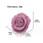 Molde de Silicone Flor Rosa Aberta