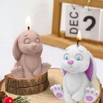 Forma de Silicone Mini Coelhinho de Páscoa Coelho 3D