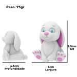 Forma de Silicone Mini Coelhinho de Páscoa Coelho 3D
