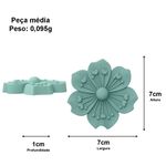 Forma de Silicone Flor Sakura Zen Japonesa em 2 Tamanhos