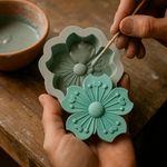 Forma de Silicone Flor Sakura Zen Japonesa em 2 Tamanhos