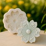 Forma de Silicone Flor Sakura Zen Japonesa em 2 Tamanhos