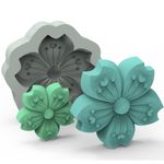 Forma de Silicone Flor Sakura Zen Japonesa em 2 Tamanhos