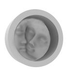 Forma de Silicone Lua e Sol Celestial