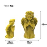 Molde de Silicone Anjinho Orando 3D para Lembrancinhas e Decorações