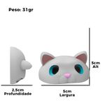 Molde de Silicone Gato Escondido 3D