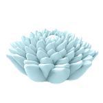 Molde de Silicone Flor de Lotus 3D Branca