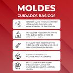 Molde de Silicone Flor de Lotus 3D Branca