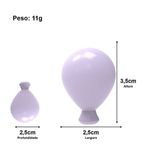 Molde de Silicone Branco Mini Balão de Ar
