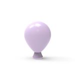 Molde de Silicone Branco Mini Balão de Ar