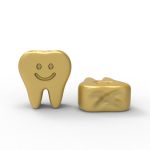 Molde de Silicone Dente Feliz 3D para Lembrancinhas Branco