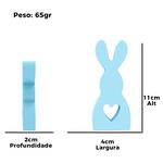 Forma de Silicone Coelho Com Coração 3D