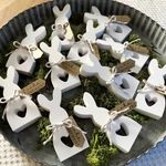 Forma de Silicone Coelho Com Coração 3D