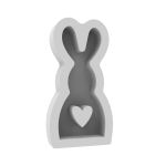 Forma de Silicone Coelho Com Coração 3D