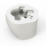 Molde de Silicone Sapo Inteiro 3D