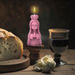 Molde de Silicone Nossa Senhora Orando 6cm 3D