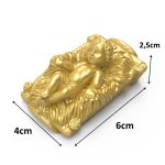 Molde de Silicone Menino Na Manjedoura 3D