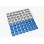 Molde de Silicone 32 Mini Quadrados Quadradinhos