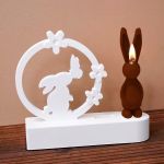Molde de Silicone Coelho 3D com Ovo Pascoa