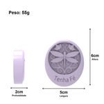 Molde de Silicone Libélula Oval 3D