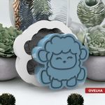 Molde de Silicone Ovelha Ovelhinha 3D