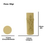 Forma de Silicone Mini Vela Cilíndrico 3D de Sete Dias São Miguel Arcanjo