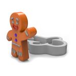 Molde de Silicone Homem Biscoito