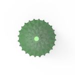 Molde de Silicone Arvore de Natal Geométrica Modelo 02