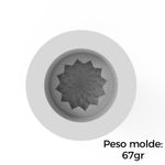 Molde de Silicone Arvore de Natal Geométrica Modelo 02