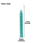 Moldes de Silicone Vela em Torcida Espiral